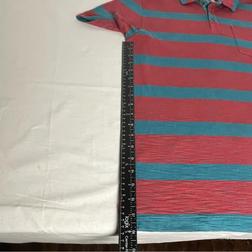 The North Face Lot Of 2 Polo Shirt Mens Large Striped Cotton Outdoors Size Large